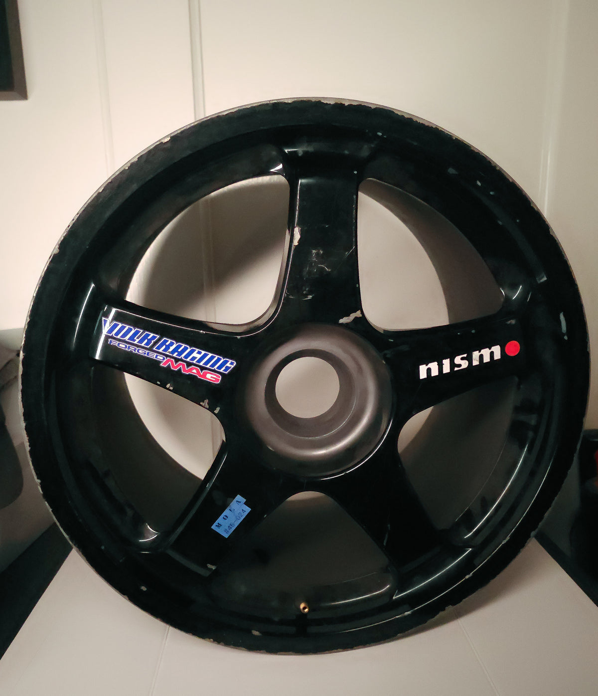 Race-used Super GT 18x10.5J NISMO LMGT4 MAG CENTERLOCK wheels (no cracks)