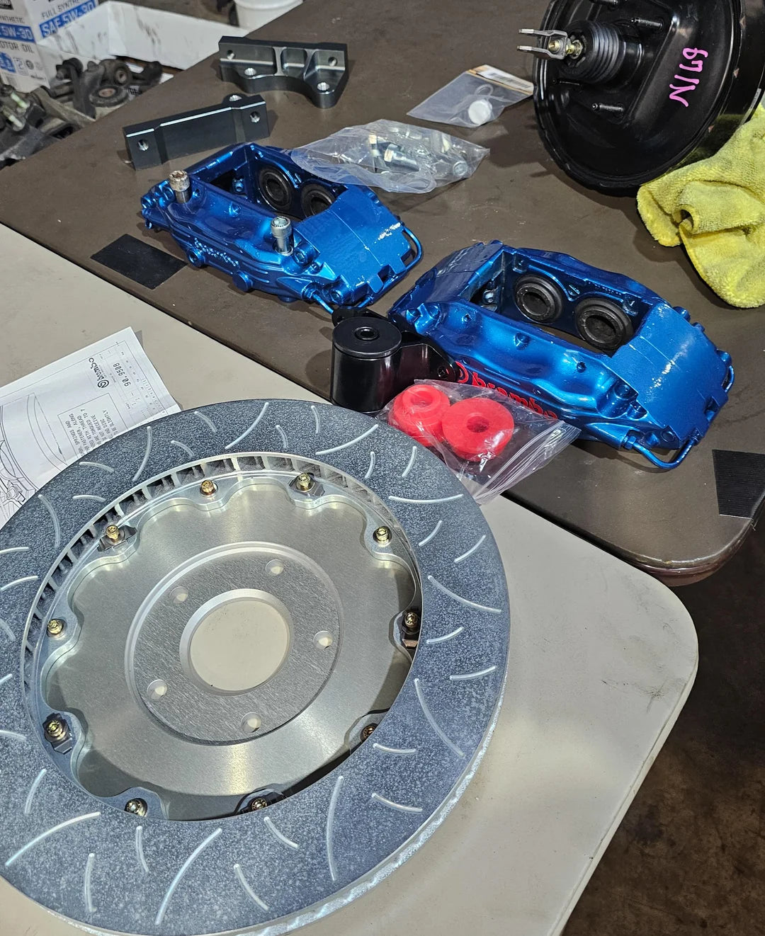 Brembo F50/B caliper and bracket kit, Z-tune PROTO equivalent