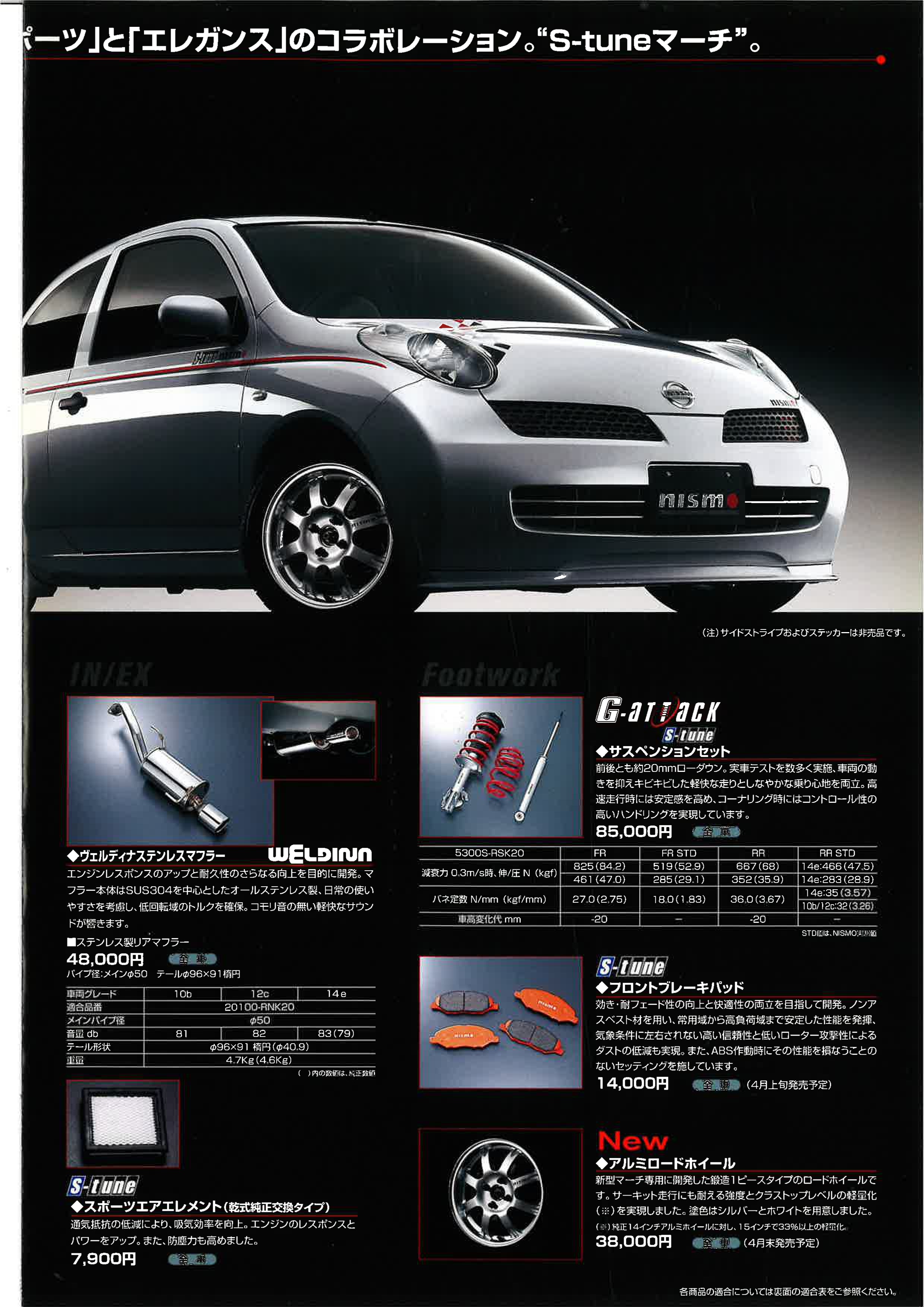 NISMO K12 MARCH SPORTS PARTS (2002 MAR)