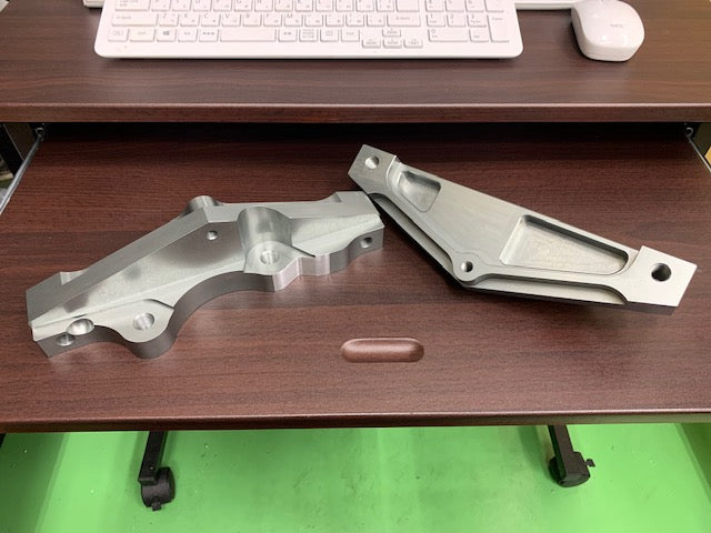 Z33, Z34, V35 to R35 caliper 380mm conversion bracket, FRONT, PAIR