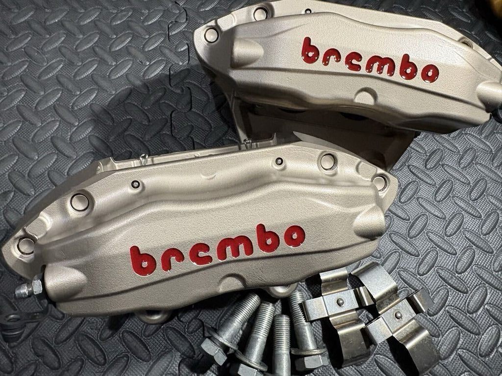 OEM Brembo calipers fully refreshed, F/R set