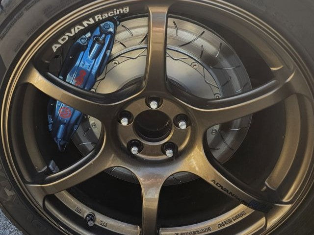 Z33 to Z34 355x32mm race/circuit 2-piece rotor hat, PAIR