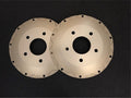 Z33 to Z34 355x32mm race/circuit 2-piece rotor hat, PAIR